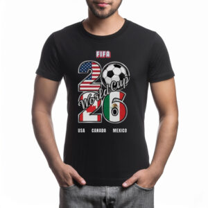 World Cup 2026 Fan USA, Canada, Mexico Soccer Tee