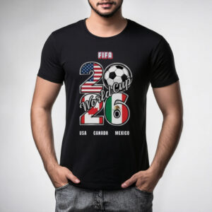 World Cup 2026 Fan USA, Canada, Mexico Soccer Tee