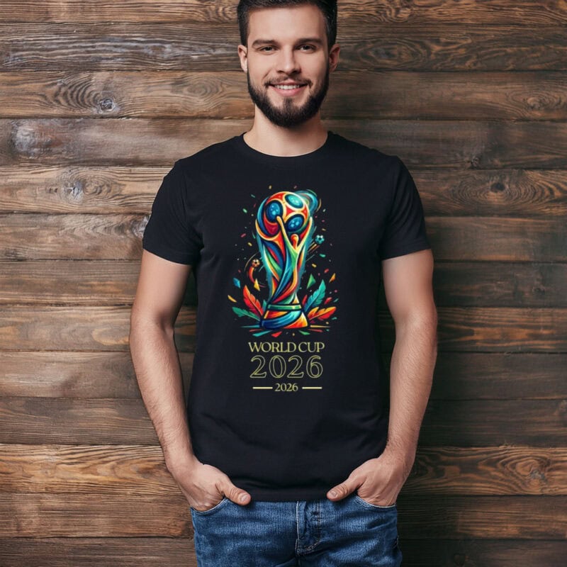 World Cup 2026 Soccer Flags Graphic Tee