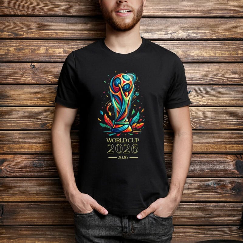 World Cup 2026 Soccer Flags Graphic Tee