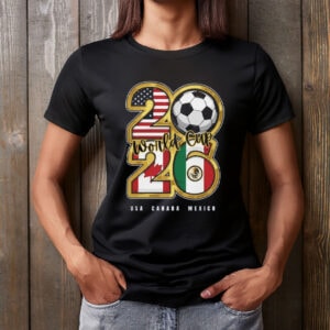 World Cup 2026 USA Canada Mexico Soccer Graphic Tee