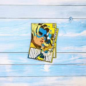 Bionic Blaze Retro Comic Hero Sticker