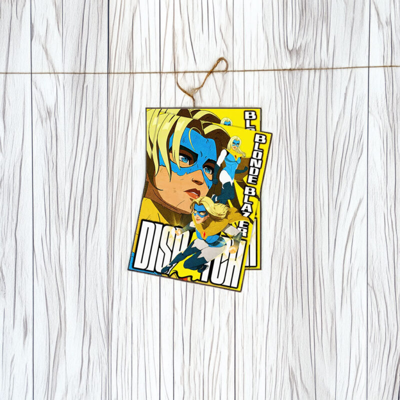 Bionic Blaze Retro Comic Hero Sticker