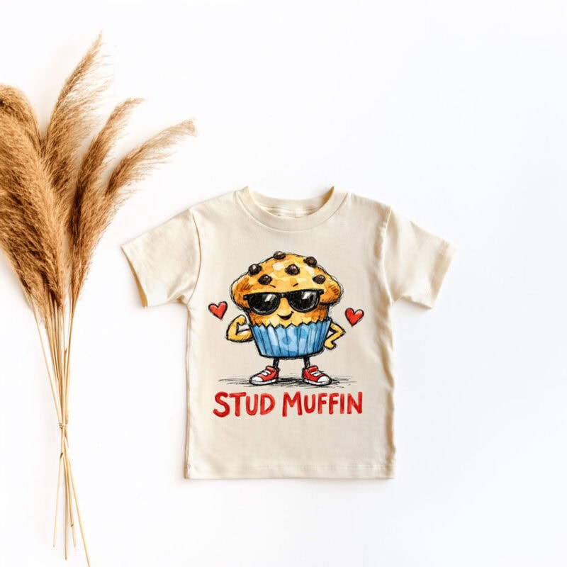 Boys Stud Muffin Valentine's Day Shirt