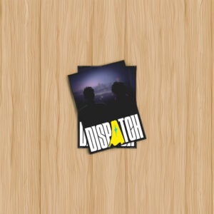 City Night Silhouette Duo Sticker