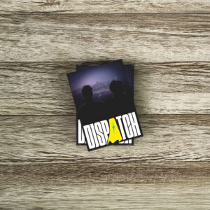 City Night Silhouette Duo Sticker