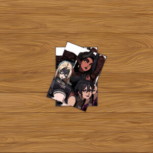 Dark Femme Villains Trio Sticker