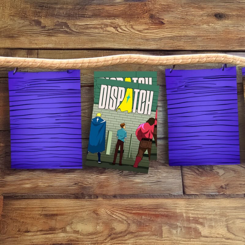 Dispatch Alley Scene Sticker