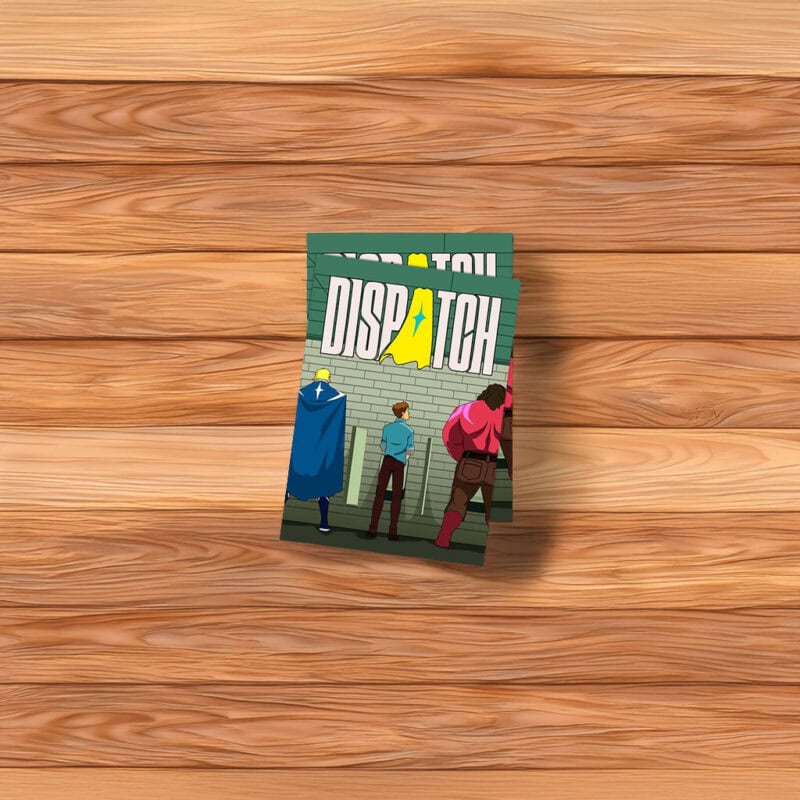 Dispatch Alley Scene Sticker