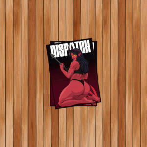 Dispatch Backstab Demon Pin-Up Sticker