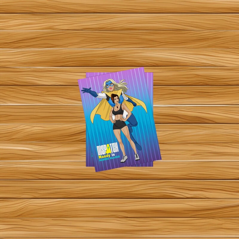 Dispatch Blonde Blazer Duo Sticker