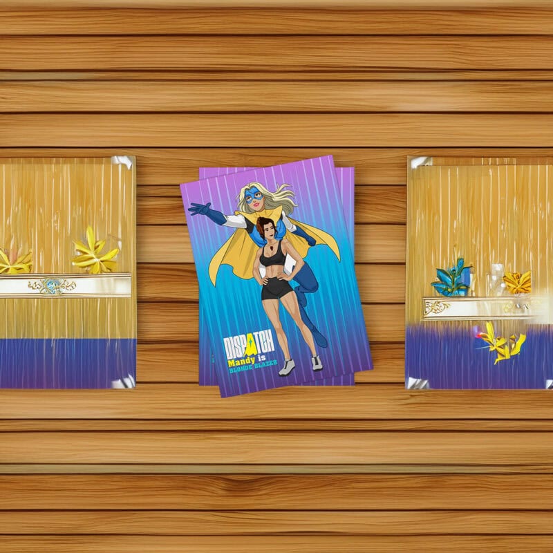 Dispatch Blonde Blazer Duo Sticker