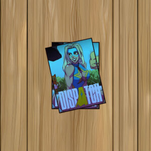 Dispatch Bold Heroine Smile Sticker