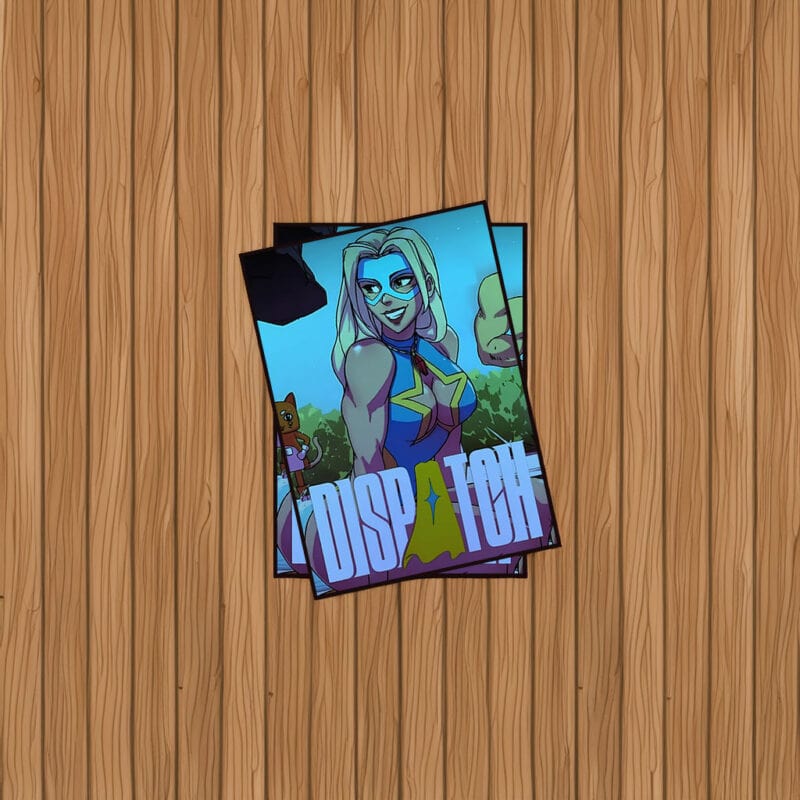 Dispatch Bold Heroine Smile Sticker