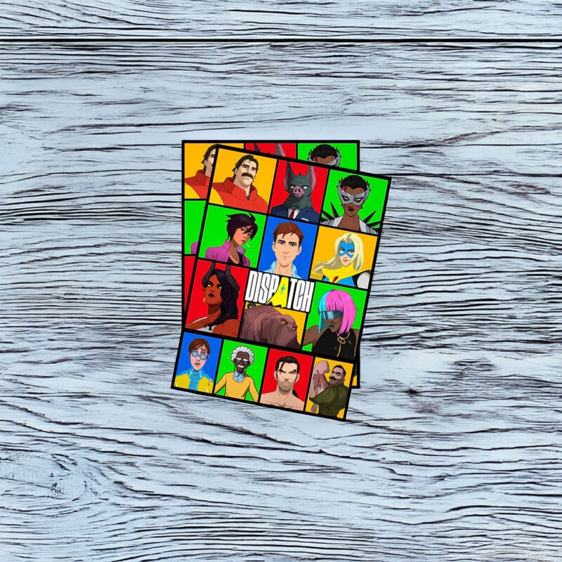 Dispatch Character Grid Sticker