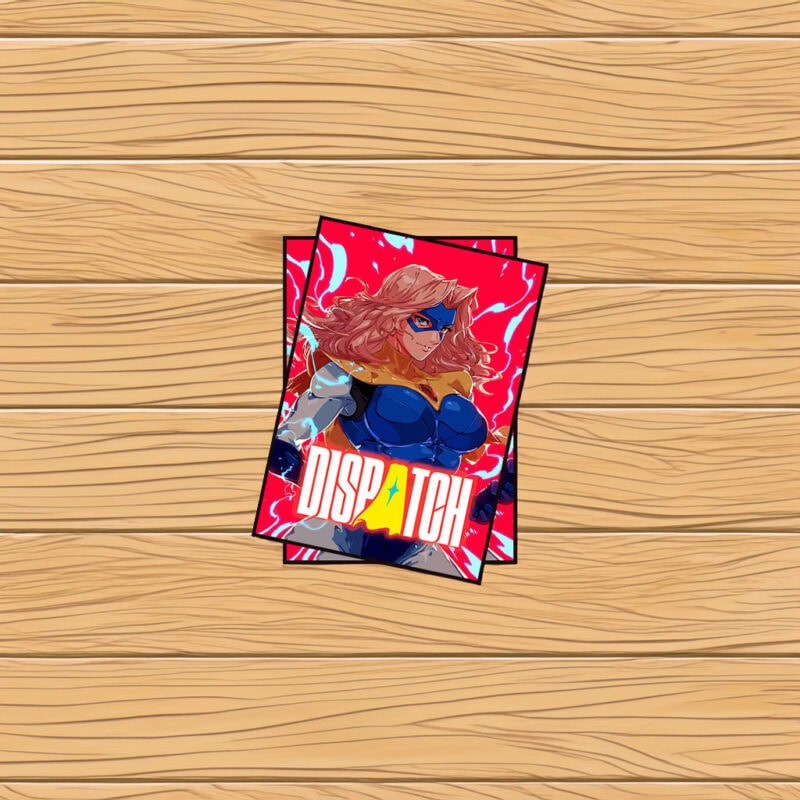 Dispatch Crimson Energy Heroine Sticker