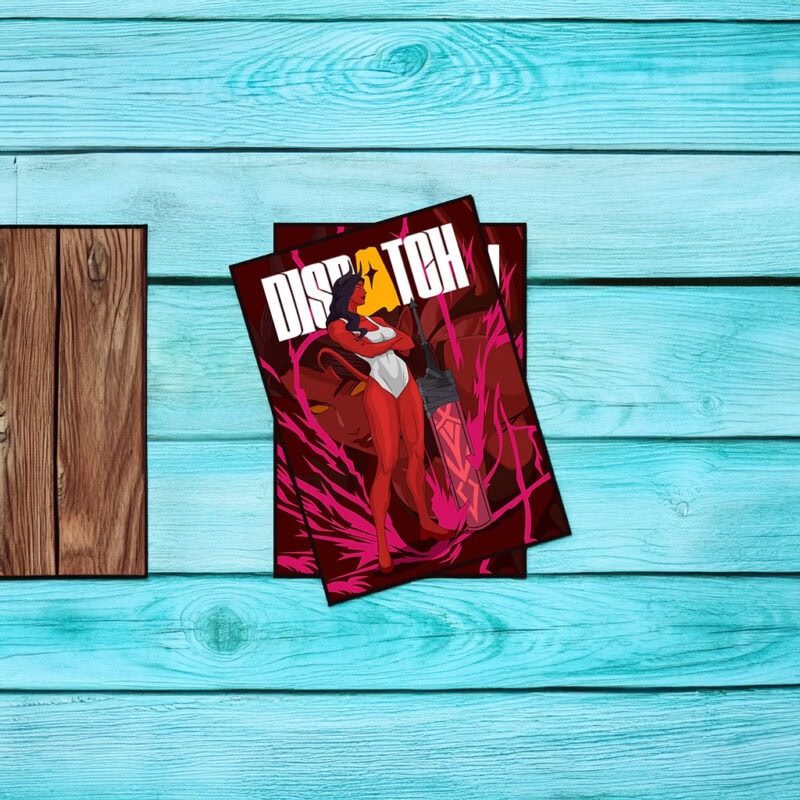 Dispatch Crimson Flame Demon Queen Sticker