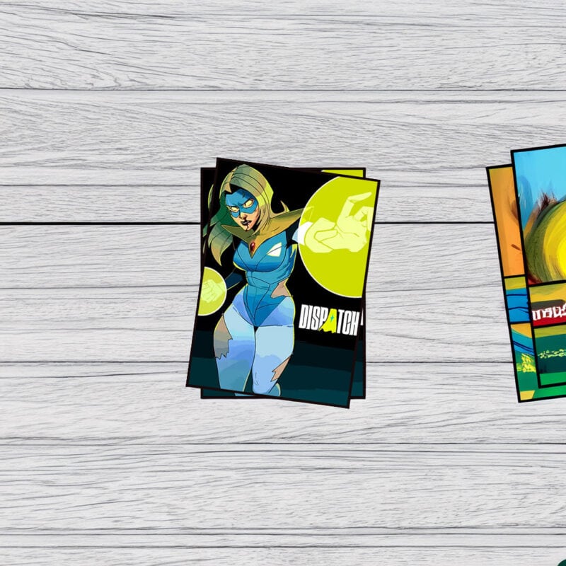 Dispatch Emerald Force Hero Sticker