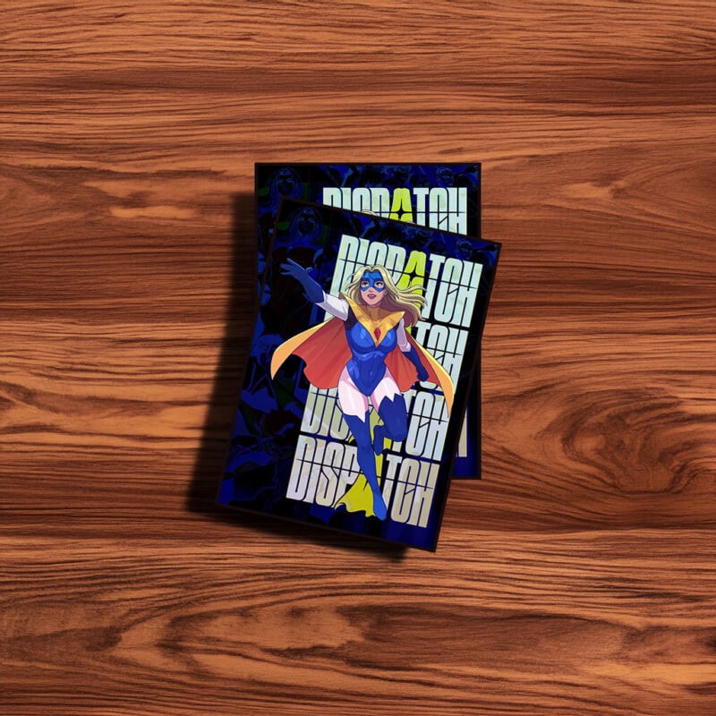 Dispatch Flying Justice Hero Sticker