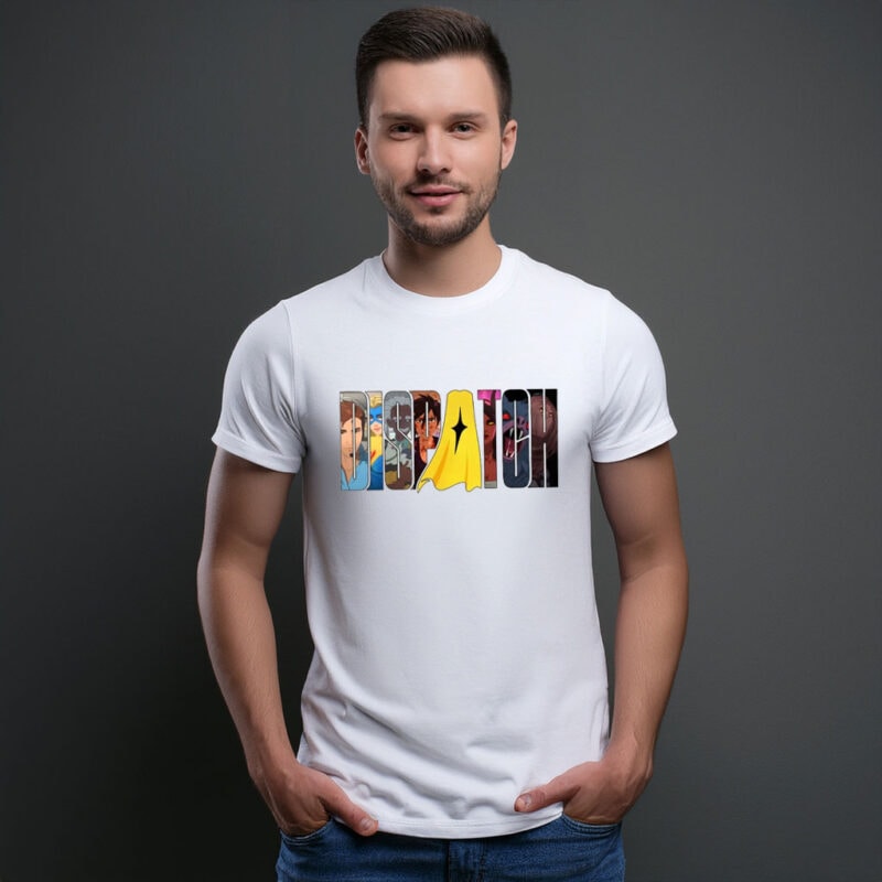 Dispatch Game Anime Lettering Tee