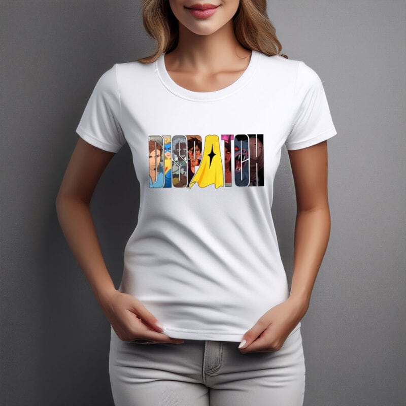 Dispatch Game Anime Lettering Tee