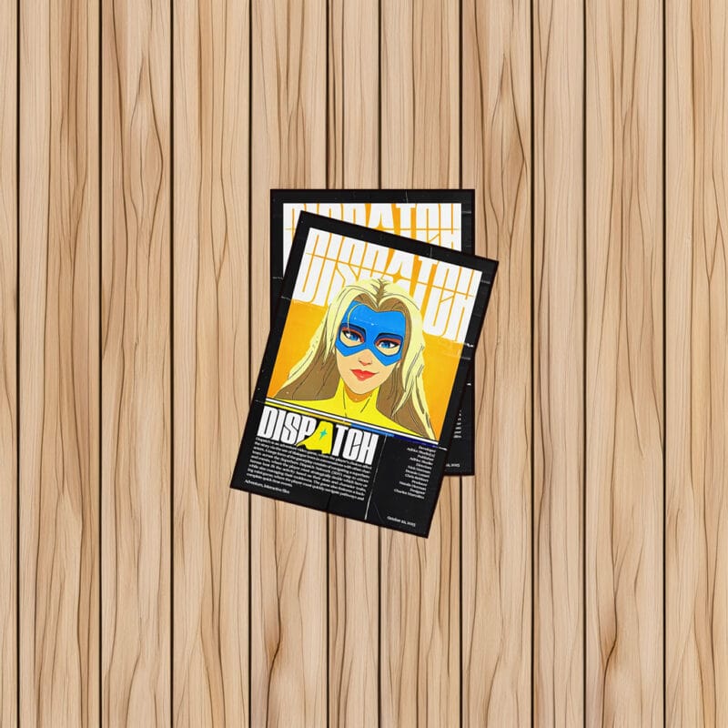 Dispatch Golden Mask Portrait Sticker