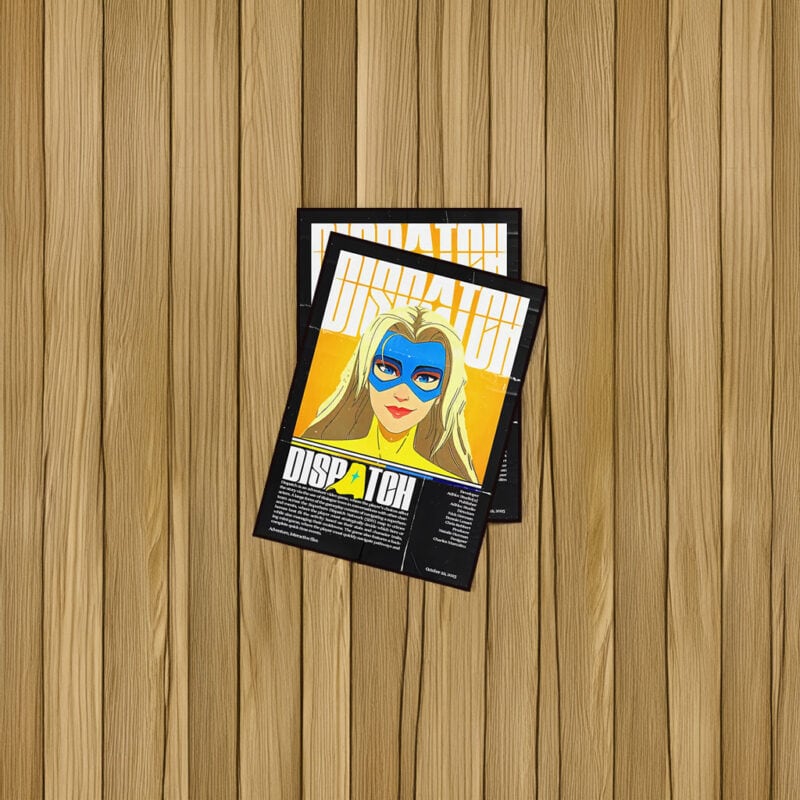 Dispatch Golden Mask Portrait Sticker