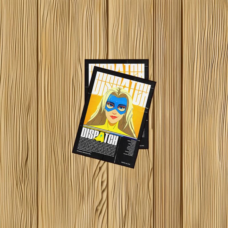 Dispatch Golden Mask Portrait Sticker