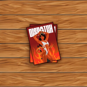 Dispatch Hellfire Temptation Demon Sticker