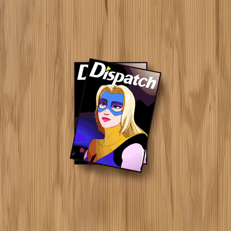 Dispatch Heroine Portrait Sticker