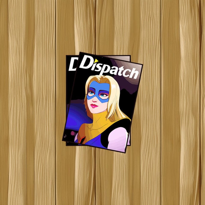 Dispatch Heroine Portrait Sticker