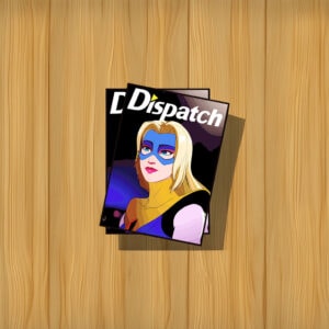 Dispatch Heroine Portrait Sticker