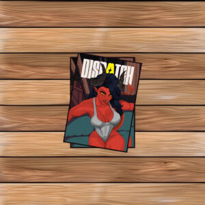 Dispatch Infernal Strength Demon Girl Sticker