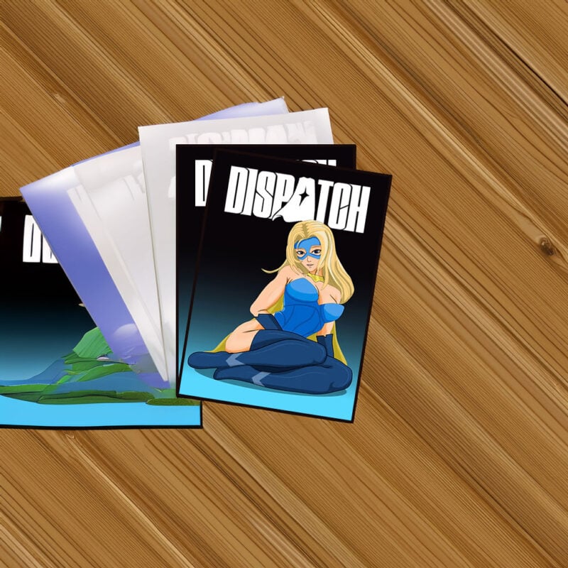Dispatch Pin-Up Heroine Sticker