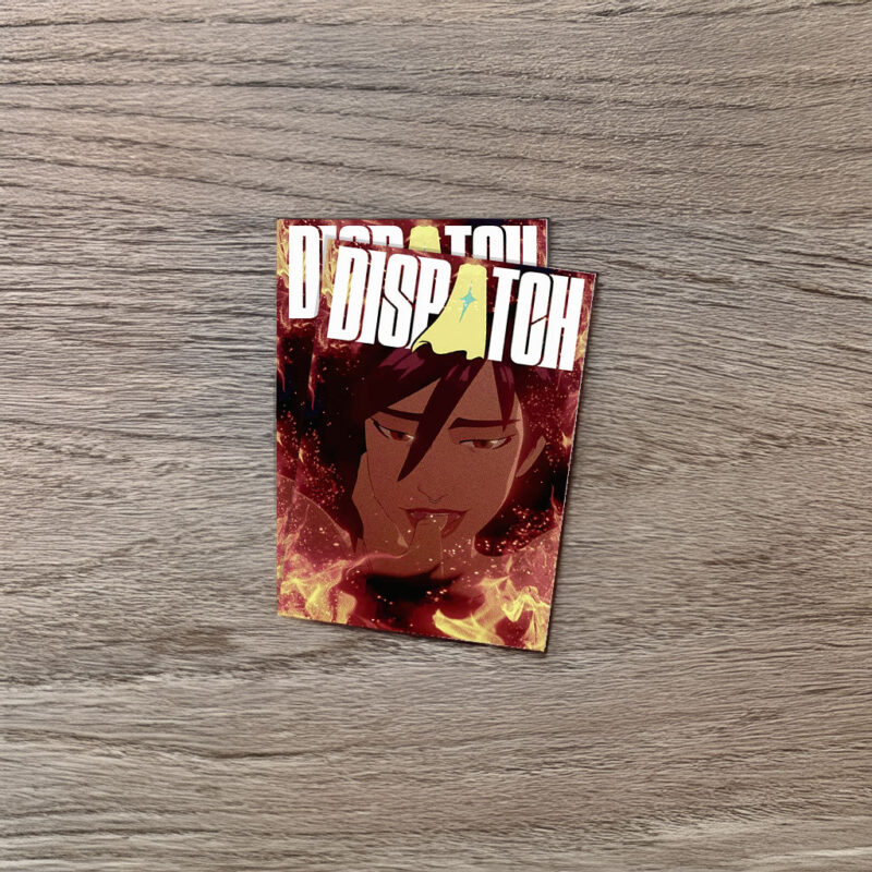 Firebound Villain Portrait Sticker