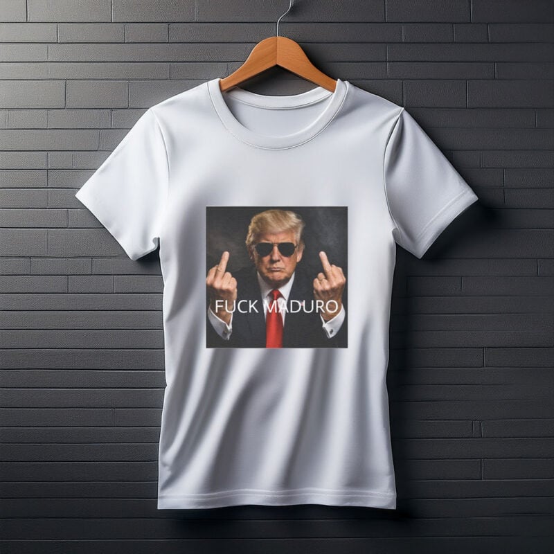“Fuck Maduro Donald Trump Middle Finger Tee”