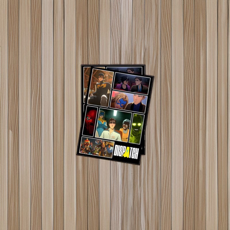 Hero & Villain Moments Collage Sticker