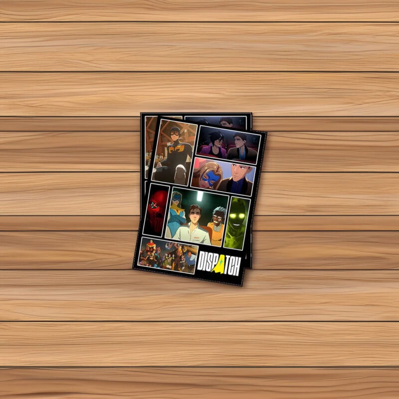 Hero & Villain Moments Collage Sticker