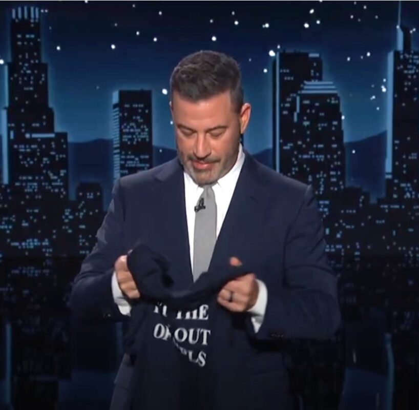 Jimmy Kimmel: Get the f*ck out of MPLS shirt