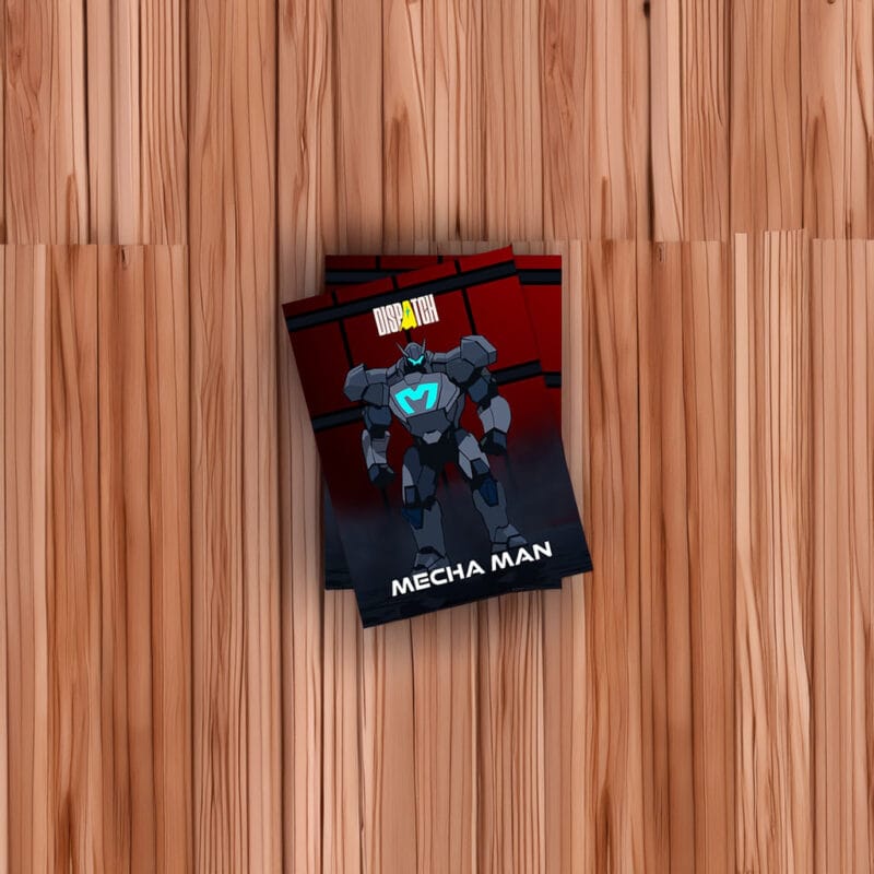 Mecha Man Armored Sentinel Sticker