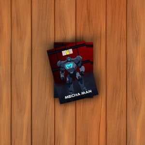 Mecha Man Armored Sentinel Sticker