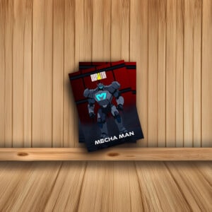 Mecha Man Armored Sentinel Sticker