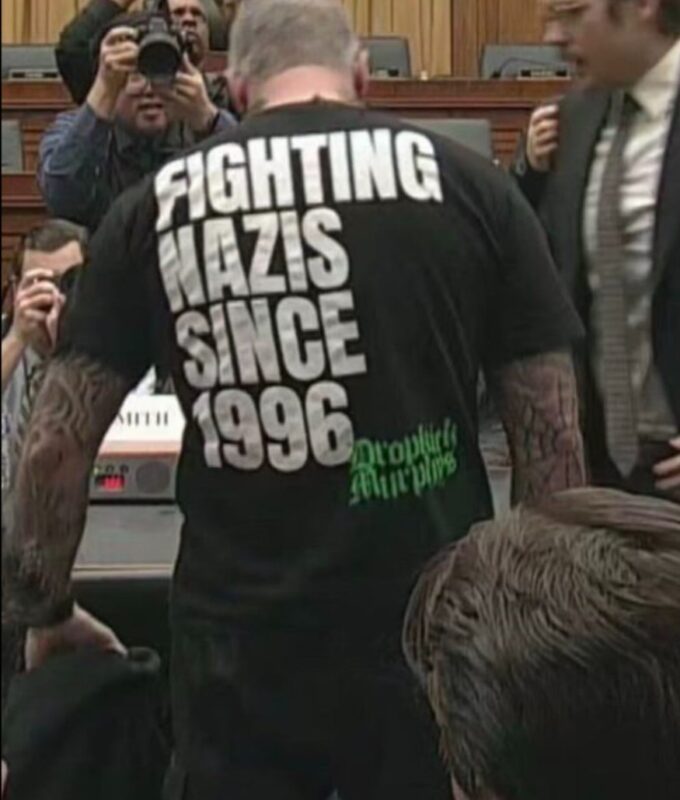 Michael Fanone Fighting Nazis Since 1996 T-Shirt