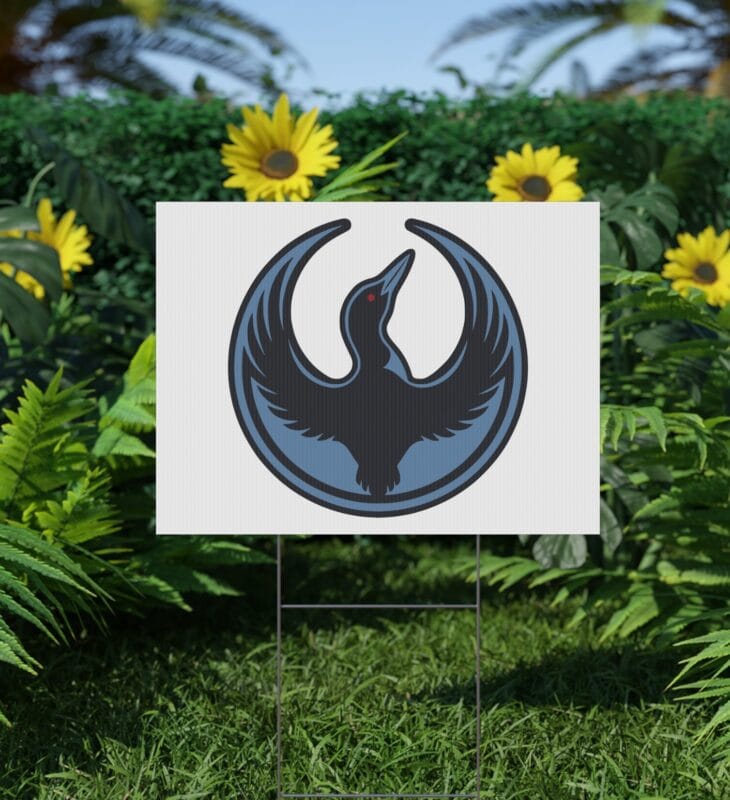 Minnesota Rebel Alliance Logo Yard Sign