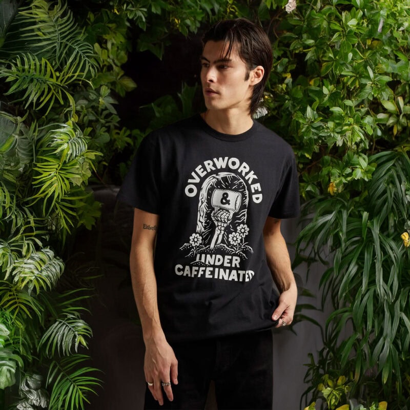 Over Worked Under Caffeinated Shirt