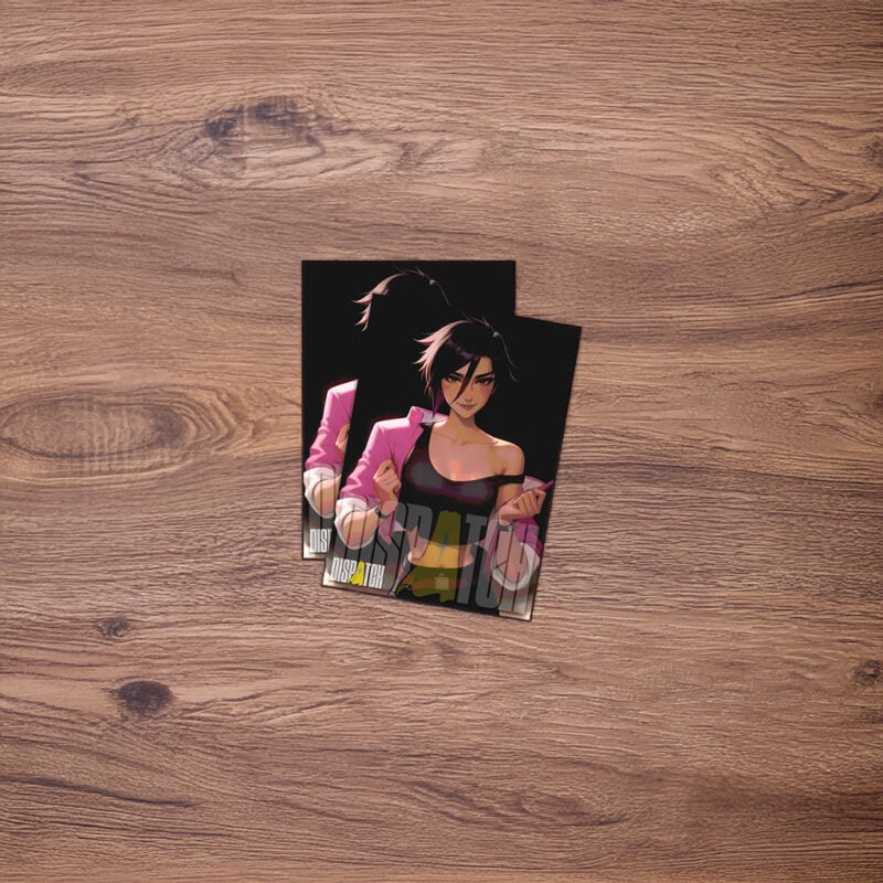 Rebel Girl Confident Portrait Sticker