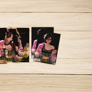 Rebel Girl Confident Portrait Sticker