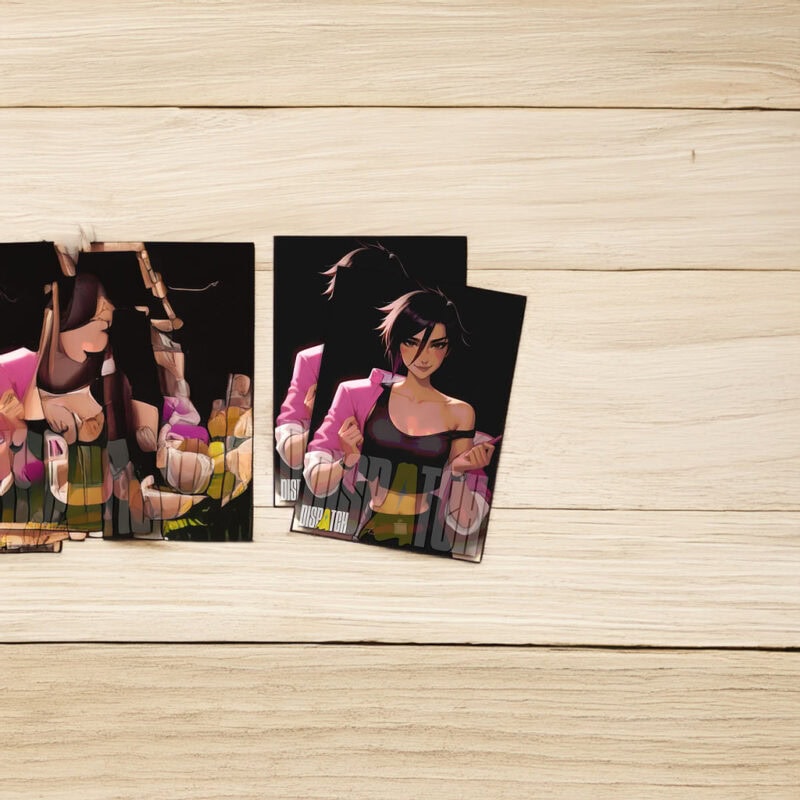 Rebel Girl Confident Portrait Sticker