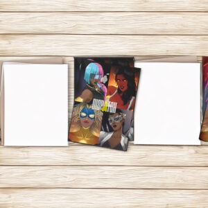 Villains & Heroines Character Grid Sticker