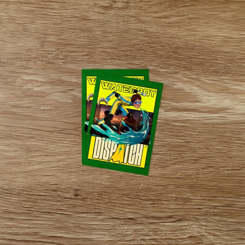 Waterboy Surf Hero Action Sticker